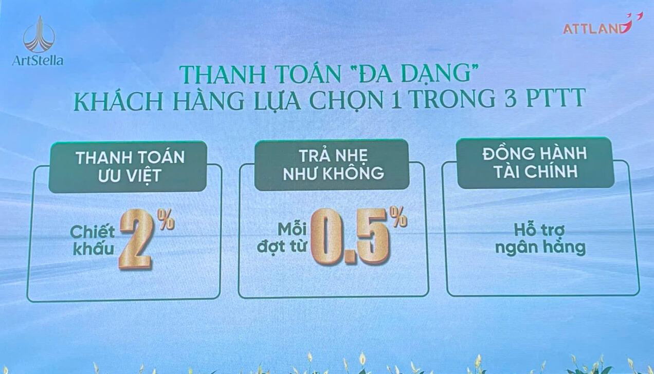 Thanh Toán đa Dạng ở Art Stella